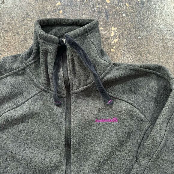 Avalanche High Neck Full Zip Up Jacket Small Pink Spellout Logo Women’s Size XL - Picture 2 of 10